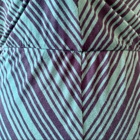 O’NEILL Striped V-Neck Hi-Low Open Back Dress - Picture 6 of 8